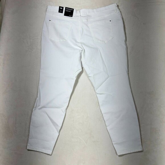 Reitmans R Jeans Women’s 36 White Ankle Pants "The Exclusive" - Casual Bottoms - Picture 12 of 14